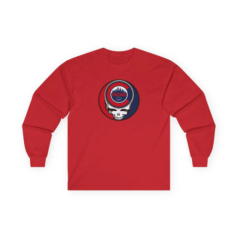 Grateful Dead - Chicago Cubs Grateful Dead Long Sleeve Tee - MLB - StealieShop